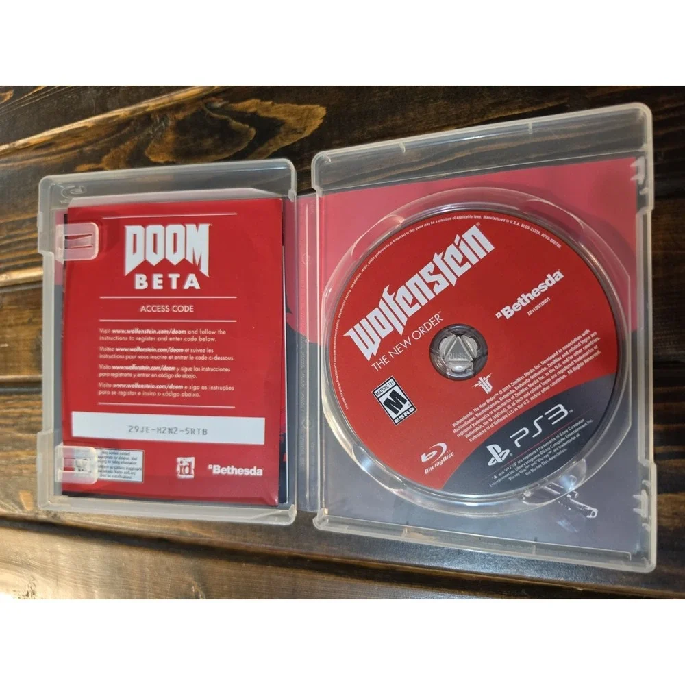 Wolfenstein: The New Order (Playstation 3) CIB Tested & Working